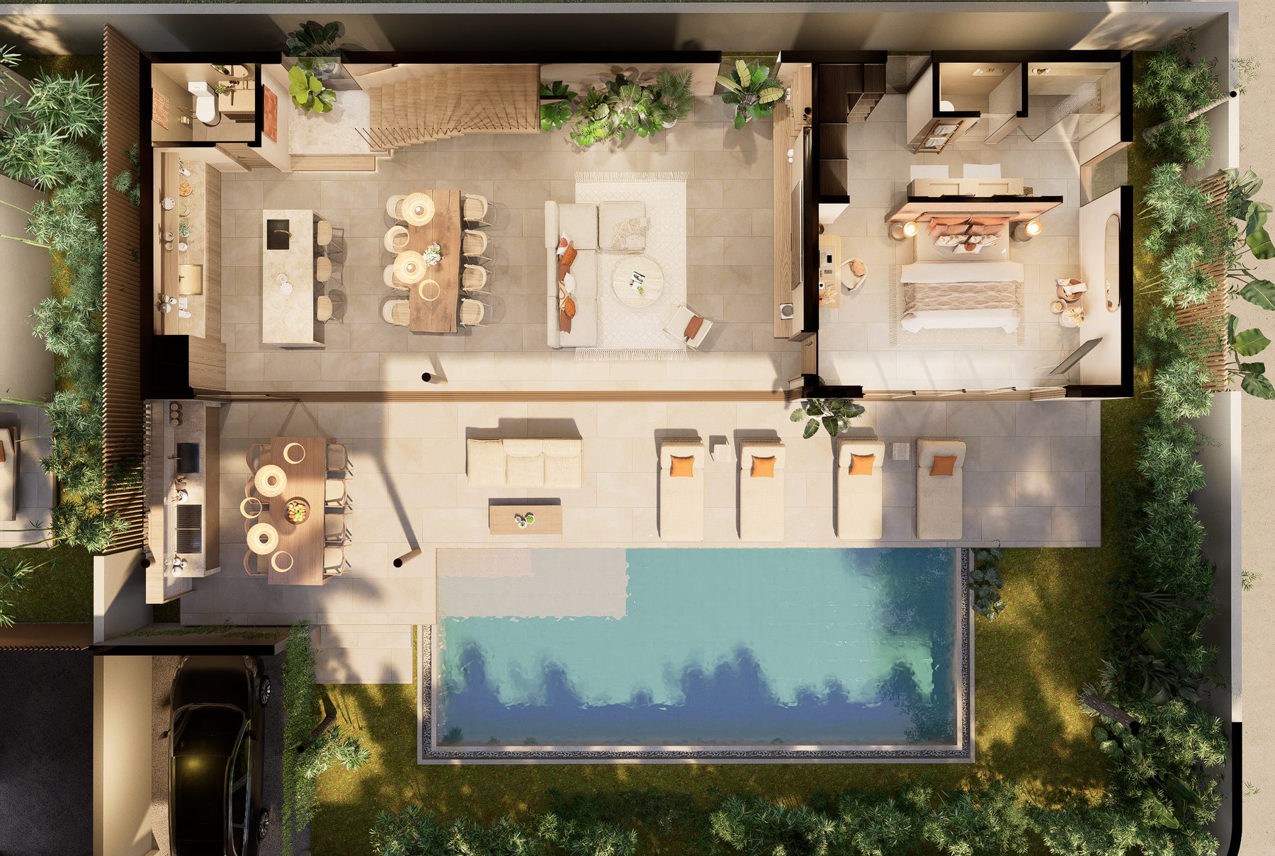 Pacific Noma floor plan, option 1